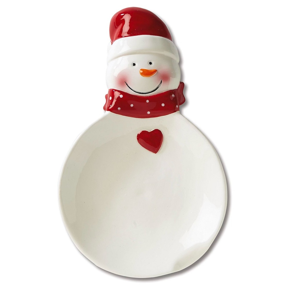 NIB Snowman Spoon Rest